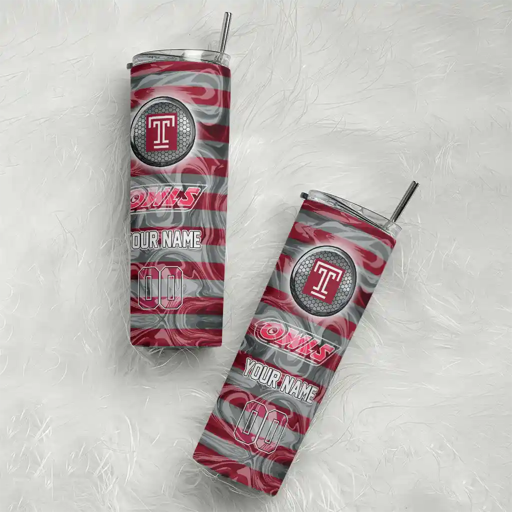 personalized-temple-owls-patterned-waves-red-skinny-tumbler-top-rated-1-1.webp