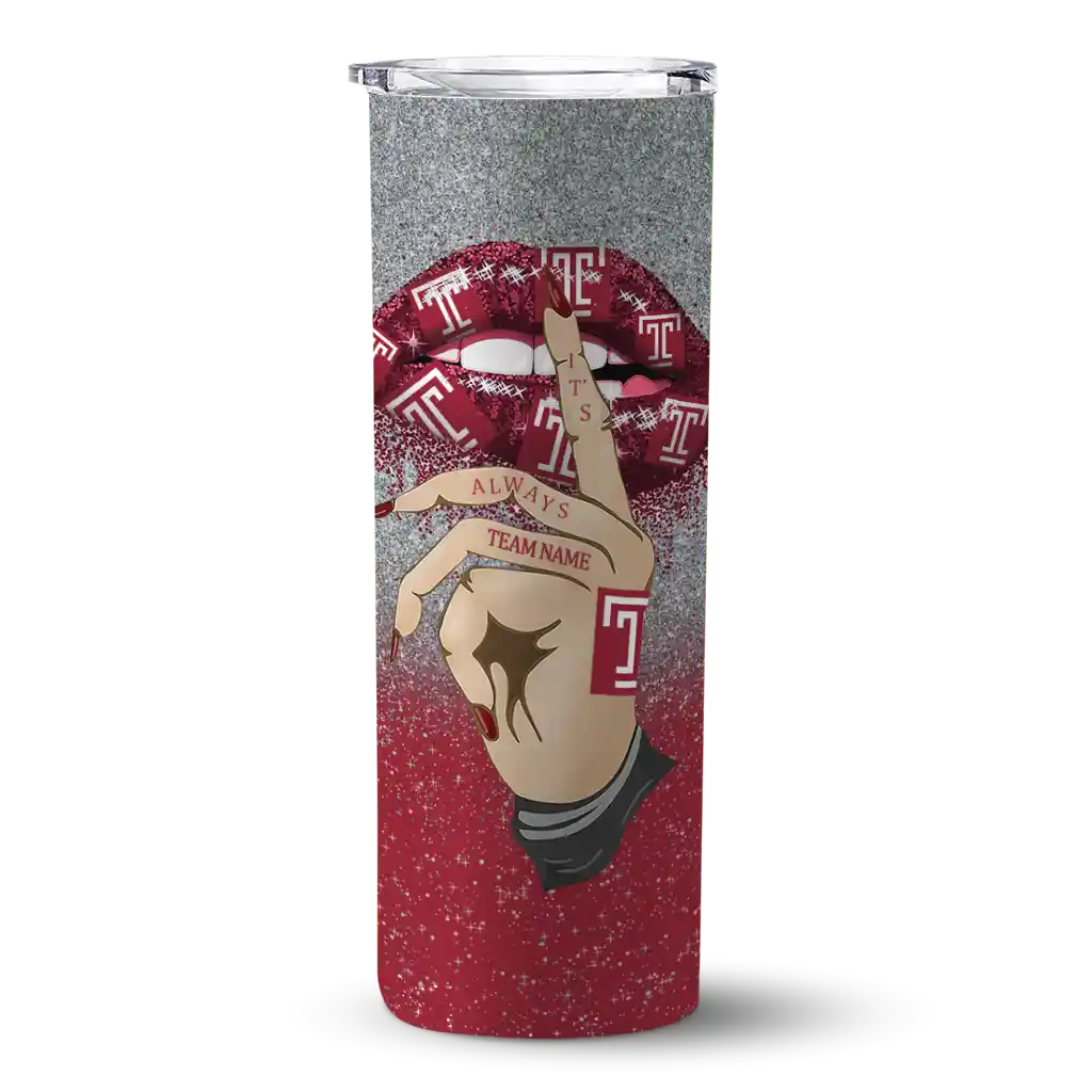 personalized-temple-owls-sparkle-lips-red-skinny-tumbler-best-selling.webp personalized temple owls sparkle lips red skinny tumbler best selling