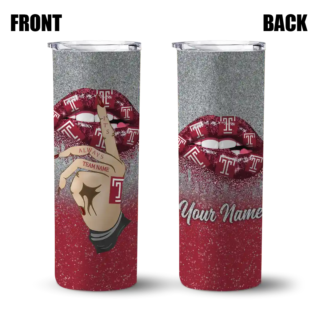 personalized-temple-owls-sparkle-lips-red-skinny-tumbler-fashion-forward-1.webp