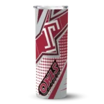 personalized-temple-owls-web-stripes-red-white-skinny-tumbler-best-selling.webp