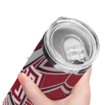 personalized-temple-owls-web-stripes-red-white-skinny-tumbler-best-selling.webp
