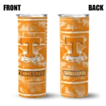 personalized-tennessee-volunteers-chevron-patch-orange-skinny-tumbler-best-selling.webp