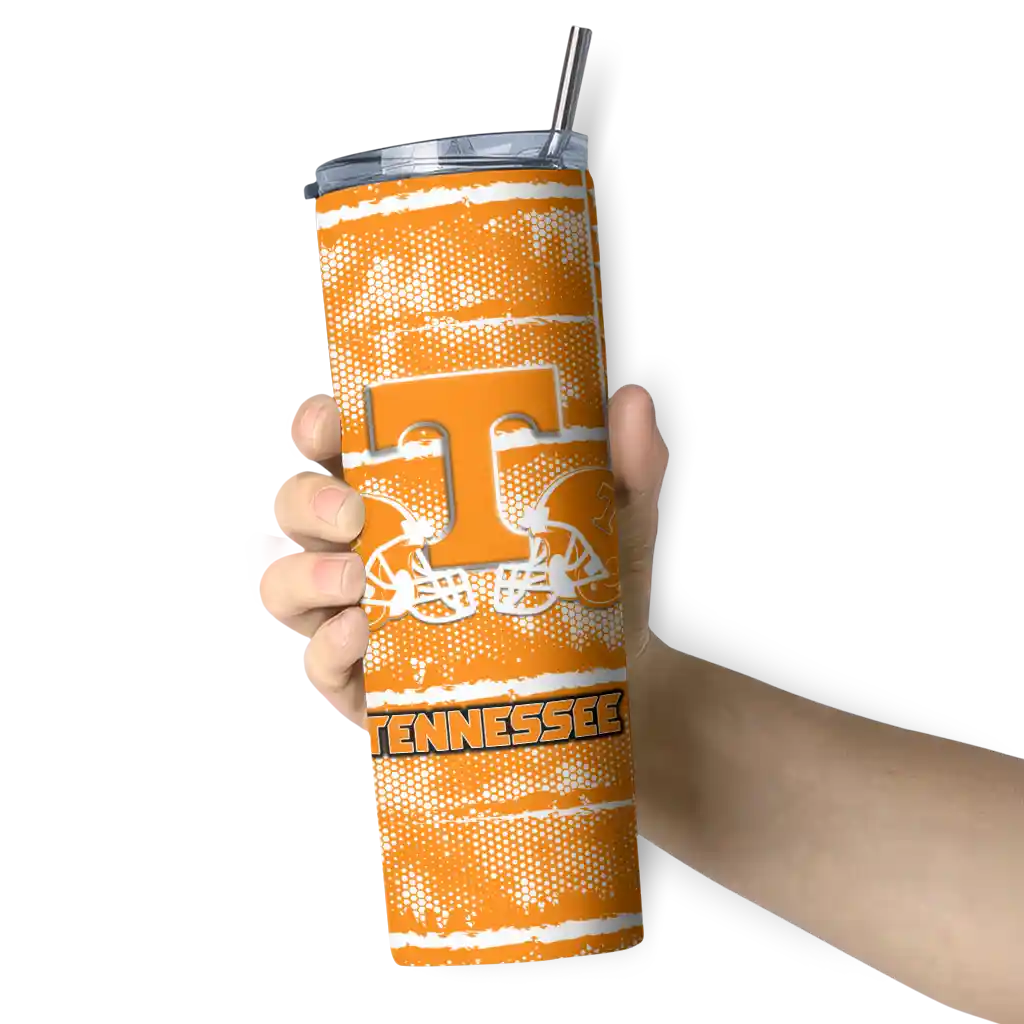 personalized-tennessee-volunteers-chevron-patch-orange-skinny-tumbler-premium-grade.webp
