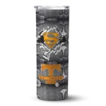 personalized-tennessee-volunteers-chevron-v-orange-gray-skinny-tumbler-best-selling.webp
