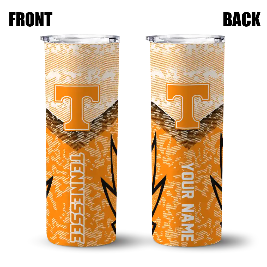 personalized-tennessee-volunteers-spiral-burst-print-orange-skinny-tumbler-fashion-forward.webp