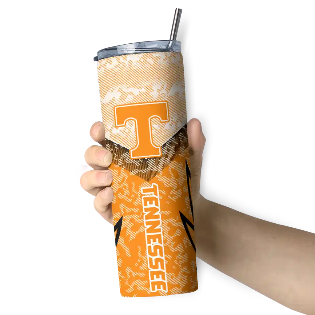 personalized-tennessee-volunteers-spiral-burst-print-orange-skinny-tumbler-premium-grade.webp