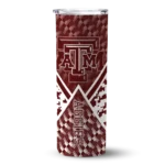 personalized-texas-am-aggies-monogram-burst-maroon-white-skinny-tumbler-best-selling.webp