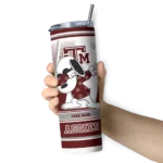 personalized-texas-am-aggies-snoopy-dog-maroon-white-skinny-tumbler-best-selling.webp
