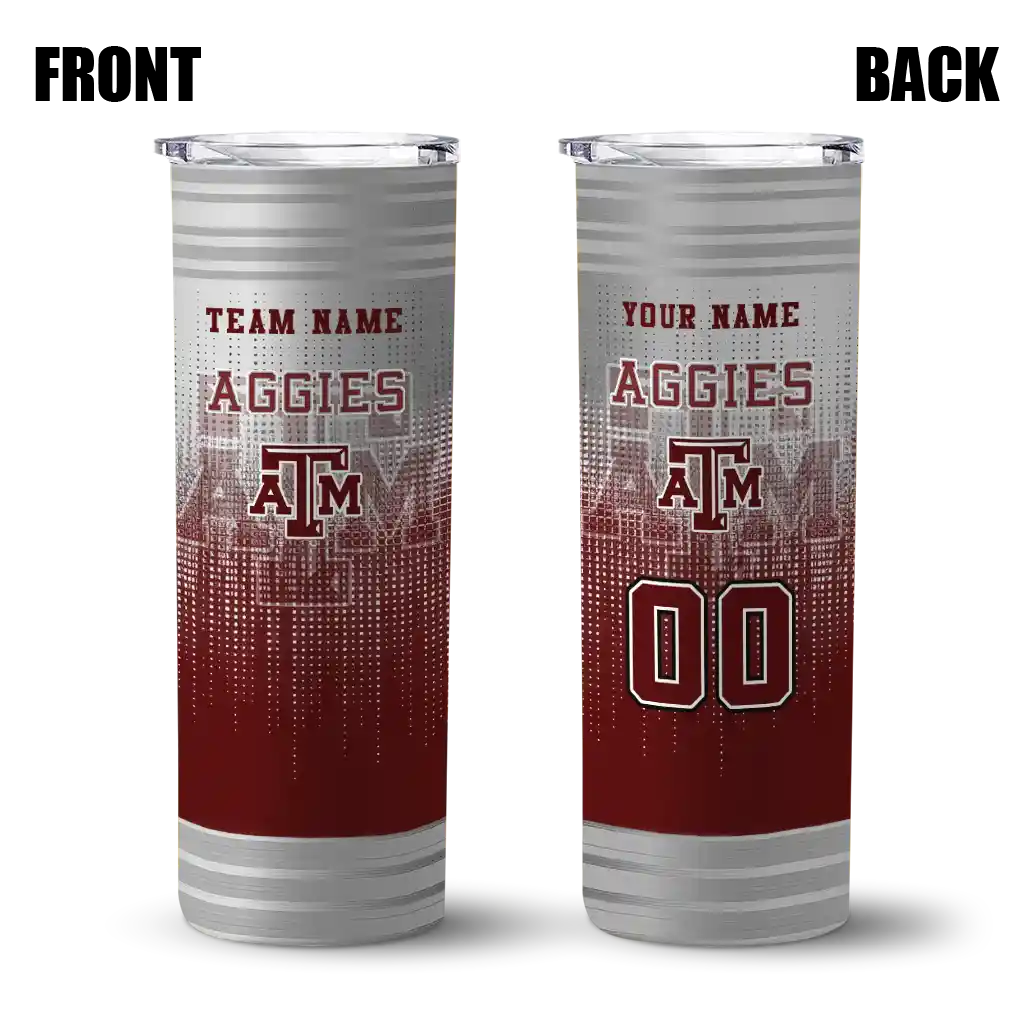 personalized-texas-am-aggies-swirl-texture-maroon-skinny-tumbler-fashion-forward.webp