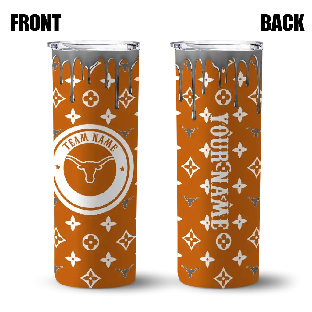 personalized-texas-longhorns-camo-streak-orange-skinny-tumbler-fashion-forward.webp