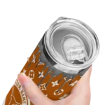 personalized-texas-longhorns-camo-streak-orange-skinny-tumbler-best-selling.webp