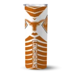 personalized-texas-longhorns-camo-texture-orange-skinny-tumbler-best-selling.webp
