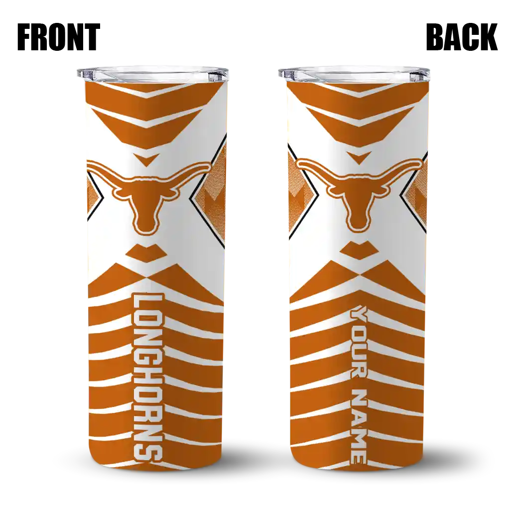 personalized-texas-longhorns-camo-texture-orange-skinny-tumbler-fashion-forward.webp