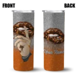 personalized-texas-longhorns-sparkle-lips-orange-skinny-tumbler-best-selling.webp