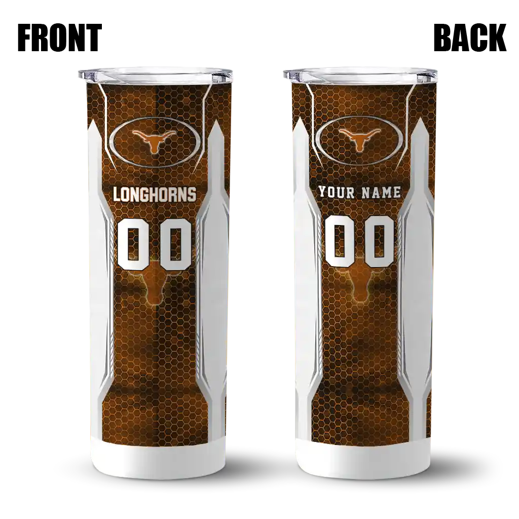 personalized-texas-longhorns-stacked-diamond-orange-skinny-tumbler-fashion-forward.webp