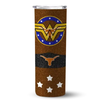 Texas Longhorns Tumber - Personalized Star Cluster Skinny Orange