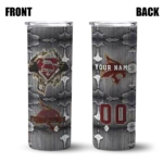 personalized-texas-state-bobcats-chevron-v-maroon-gray-skinny-tumbler-best-selling.webp