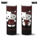 personalized-texas-state-bobcats-hello-kitty-maroon-black-skinny-tumbler-best-selling-1.webp
