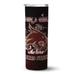 personalized-texas-state-bobcats-rose-romance-maroon-black-skinny-tumbler-best-selling-1.webp