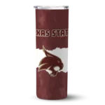 personalized-texas-state-bobcats-torn-band-maroon-white-skinny-tumbler-best-selling-1.webp