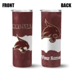 personalized-texas-state-bobcats-torn-band-maroon-white-skinny-tumbler-best-selling-1.webp