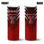 personalized-texas-tech-red-raiders-chevron-stripes-red-skinny-tumbler-best-selling.webp