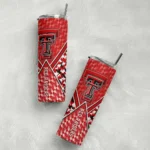 personalized-texas-tech-red-raiders-monogram-burst-red-white-skinny-tumbler-best-selling.webp