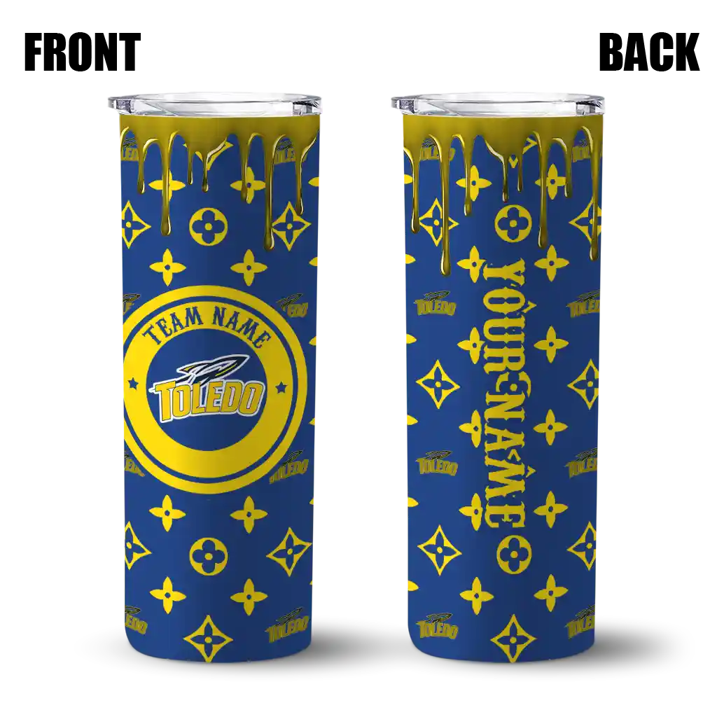 personalized-toledo-rockets-camo-streak-blue-skinny-tumbler-fashion-forward.webp