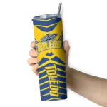 personalized-toledo-rockets-camo-texture-blue-skinny-tumbler-best-selling.webp