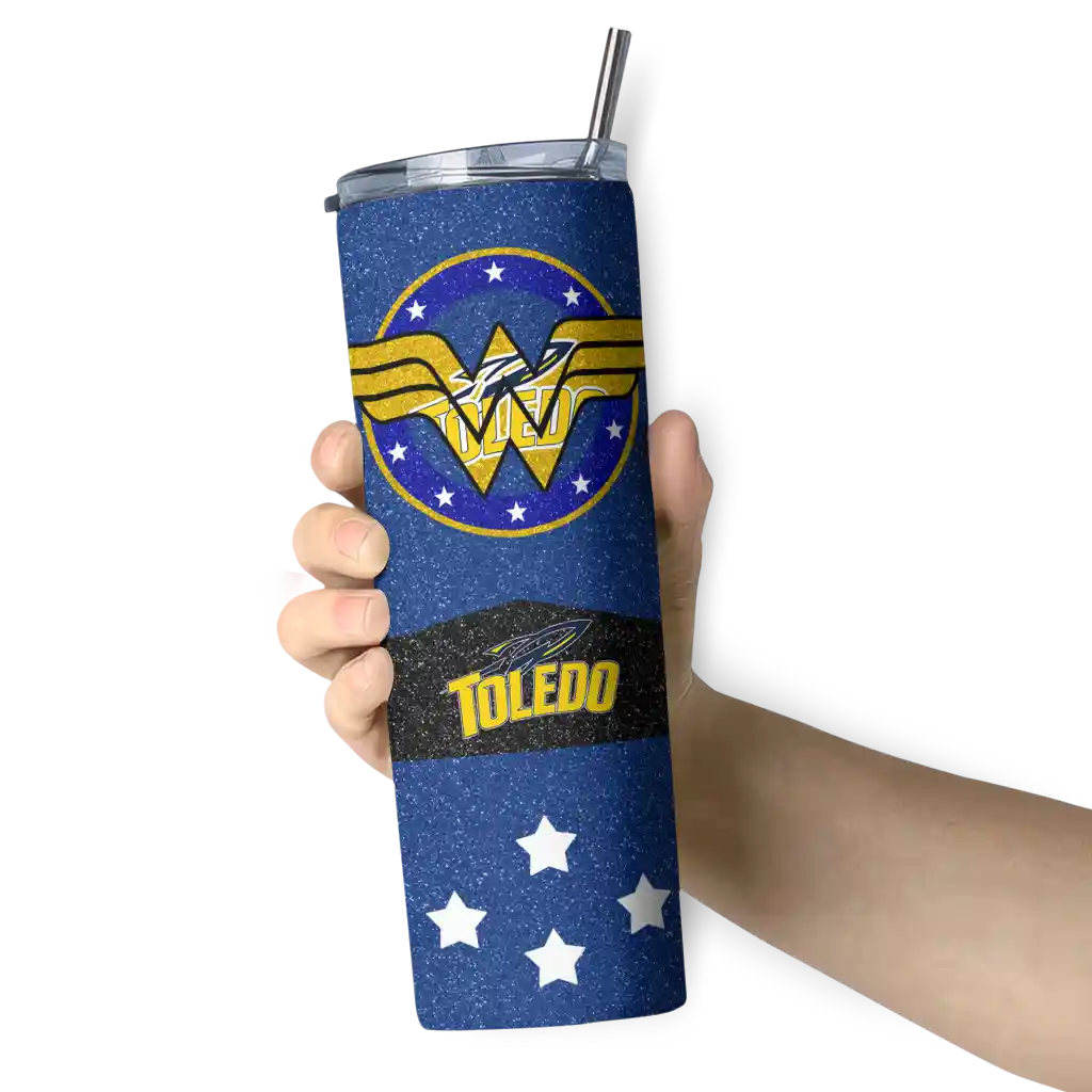 personalized-toledo-rockets-star-cluster-blue-skinny-tumbler-premium-grade.webp