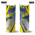 personalized-toledo-rockets-web-stripes-blue-white-skinny-tumbler-best-selling.webp