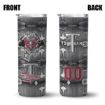 personalized-troy-trojans-chevron-v-red-gray-skinny-tumbler-best-selling.webp