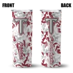 personalized-troy-trojans-claw-marks-red-white-skinny-tumbler-best-selling.webp