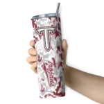 personalized-troy-trojans-claw-marks-red-white-skinny-tumbler-best-selling.webp