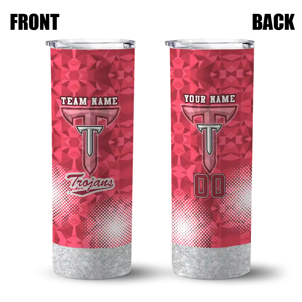 personalized-troy-trojans-starburst-tiles-red-skinny-tumbler-fashion-forward.webp