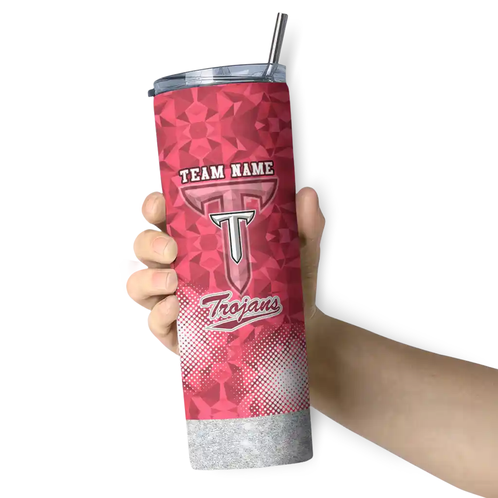 personalized-troy-trojans-starburst-tiles-red-skinny-tumbler-premium-grade-1.webp