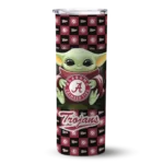 personalized-troy-trojans-yoda-cozy-red-black-skinny-tumbler-best-selling-1.webp