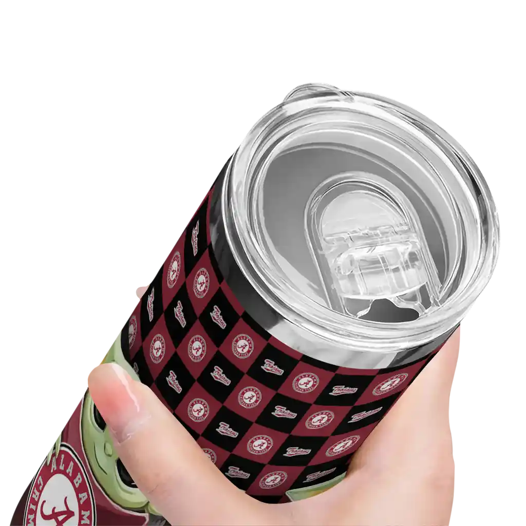 personalized-troy-trojans-yoda-cozy-red-black-skinny-tumbler-high-quality.webp