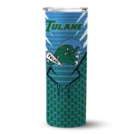 personalized-tulane-green-wave-chevron-stripes-green-skinny-tumbler-best-selling.webp