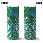 personalized-tulane-green-wave-monogram-burst-green-white-skinny-tumbler-best-selling.webp