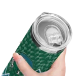 personalized-tulane-green-wave-monogram-burst-green-white-skinny-tumbler-best-selling.webp