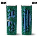 personalized-tulane-green-wave-star-pop-green-black-skinny-tumbler-best-selling.webp