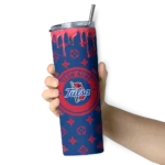 personalized-tulsa-golden-hurricane-camo-streak-blue-skinny-tumbler-best-selling.webp