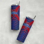 personalized-tulsa-golden-hurricane-camo-texture-blue-skinny-tumbler-best-selling.webp