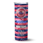 personalized-tulsa-golden-hurricane-patterned-waves-blue-skinny-tumbler-best-selling.webp