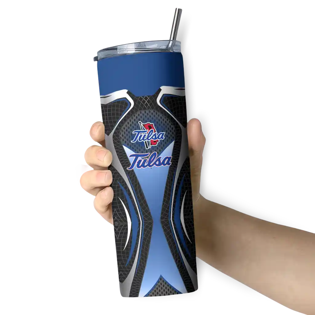 personalized-tulsa-golden-hurricane-superman-emblem-blue-black-skinny-tumbler-premium-grade.webp