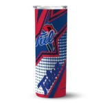 personalized-tulsa-golden-hurricane-web-stripes-blue-white-skinny-tumbler-best-selling.webp