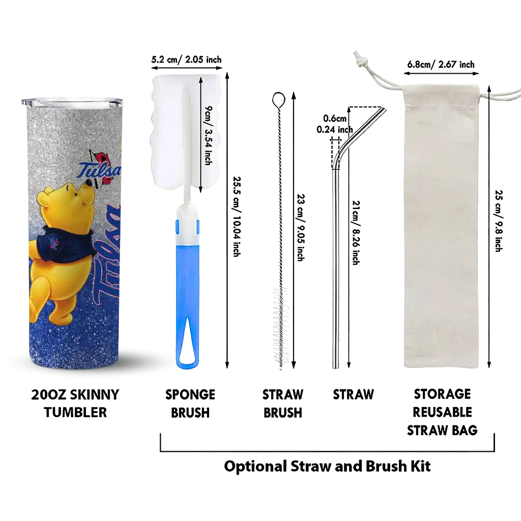 personalized-tulsa-golden-hurricane-winnie-the-pooh-blue-gray-skinny-tumbler-new-arrival.webp