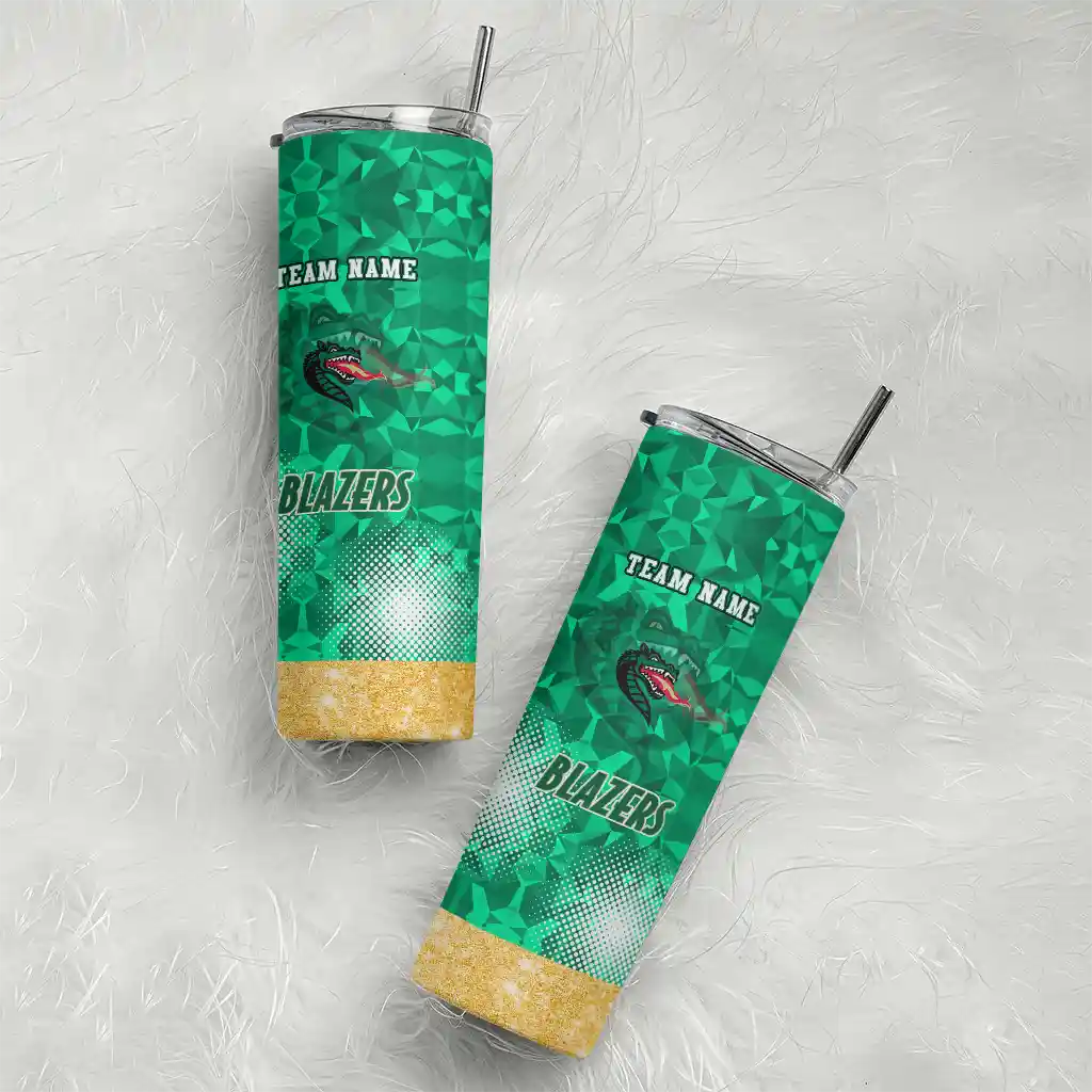 personalized-uab-blazers-starburst-tiles-green-skinny-tumbler-top-rated.webp