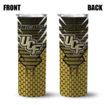 personalized-ucf-knights-chevron-stripes-gold-skinny-tumbler-best-selling.webp
